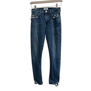 AGOLDE DENIM Toni Slim Ankle Jeans Stratosphere A133F 3002 Distressed Size 24